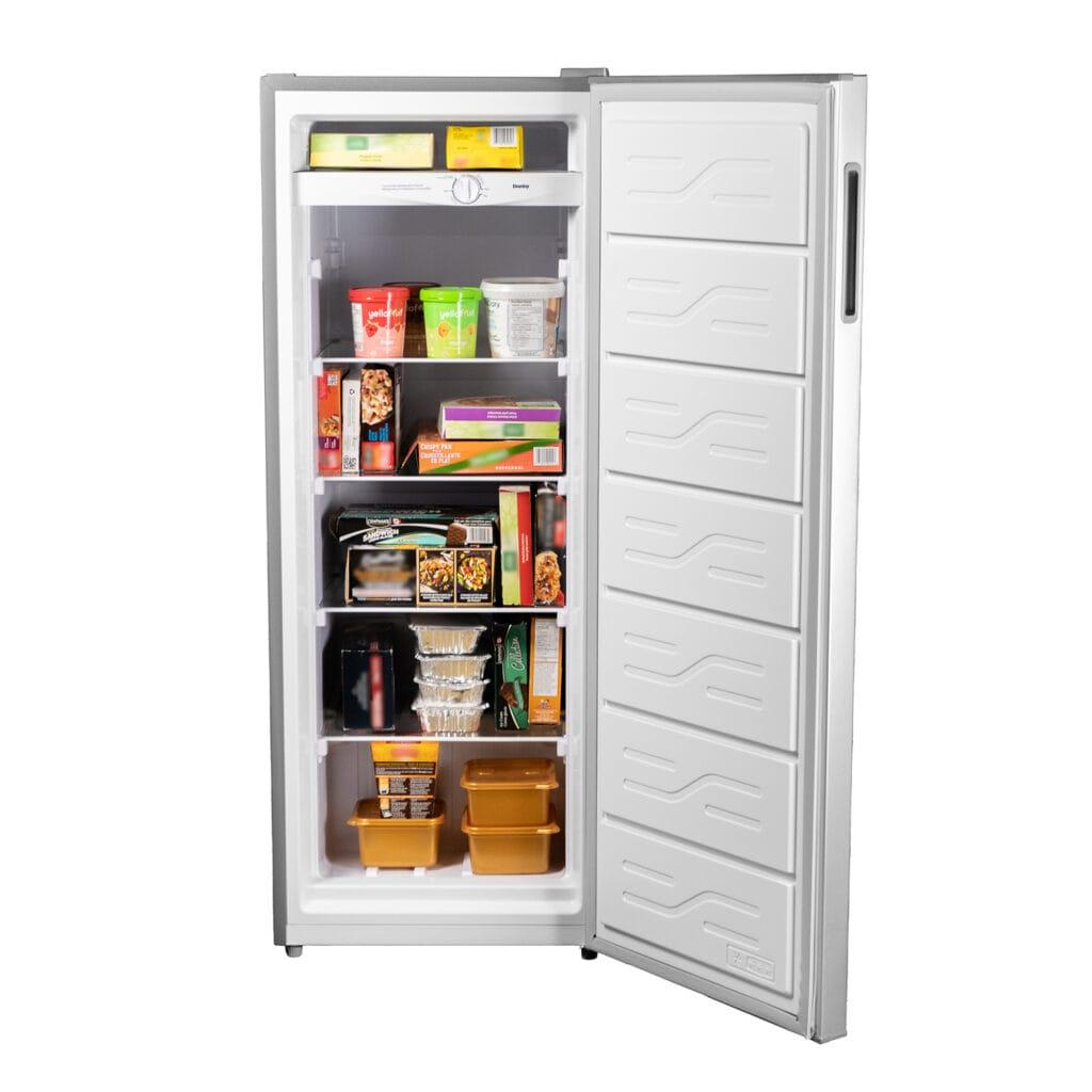 Danby 6.8 cu. ft. Convertible Upright Freezer in Stainless Steel Look