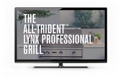 36" Built-In Grill - All Trident™ w/ Rotisserie - Glacier