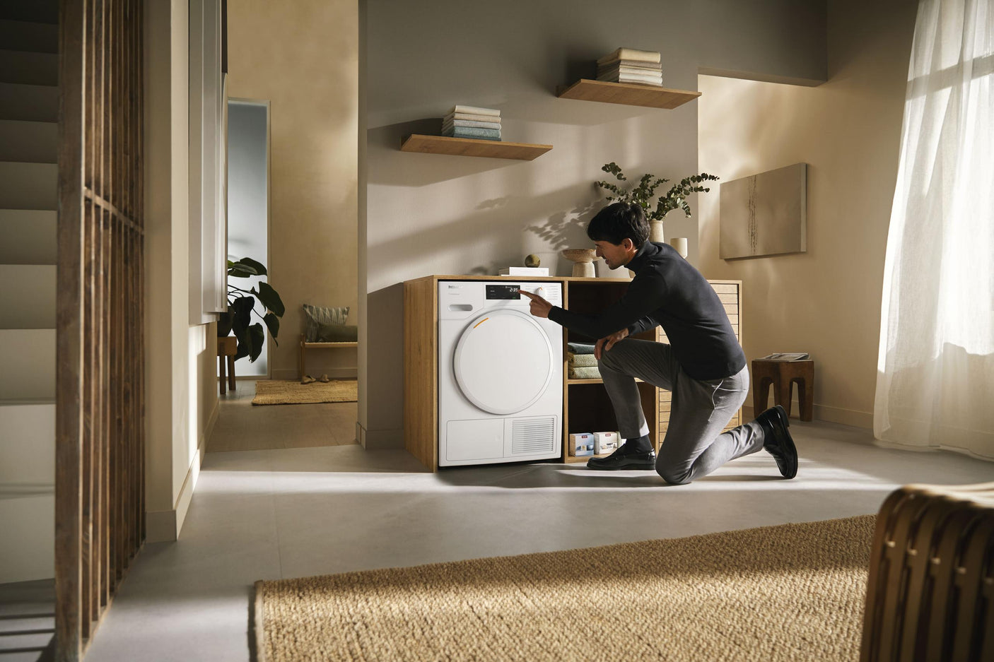 TXD160WP - T1 Heat-Pump Dryer: With Miele@home and FragranceDos for laundry that smells great.