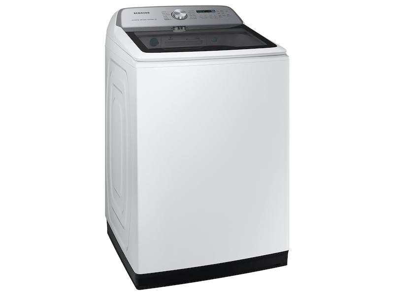 5.1 cu. ft. Large Capacity Smart Top Load Washer with ActiveWave™ Agitator and Super Speed Wash in White