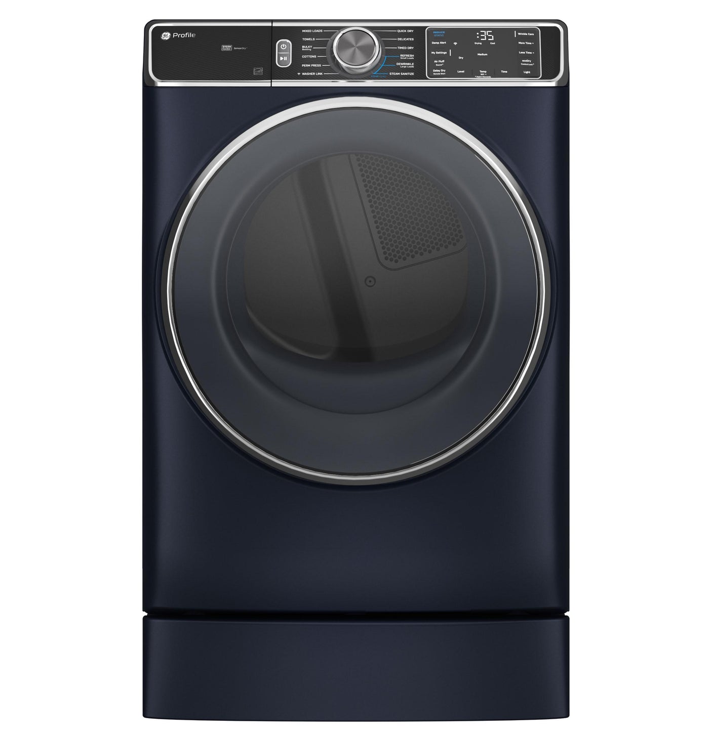 GE Profile™ 7.8 cu. ft. Capacity Smart Front Load Electric Dryer with Steam and Sanitize Cycle