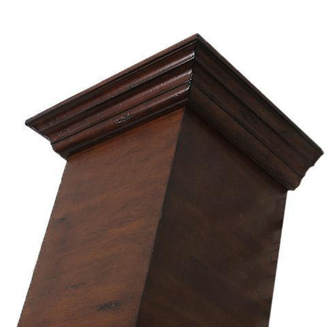 ZLINE Wooden Wall Mount Range Hood in Walnut and Hamilton - Includes Remote Motor (329WH-RS) [Size: 30 Inch]