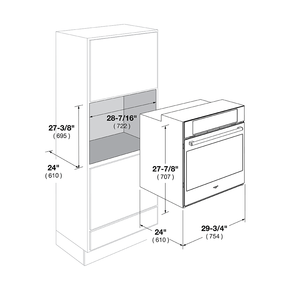 30" TOUCH CONTROL SINGLE OVEN