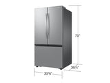 32 cu. ft. Mega Capacity 3-Door French Door Refrigerator with Dual Auto Ice Maker in Stainless Steel