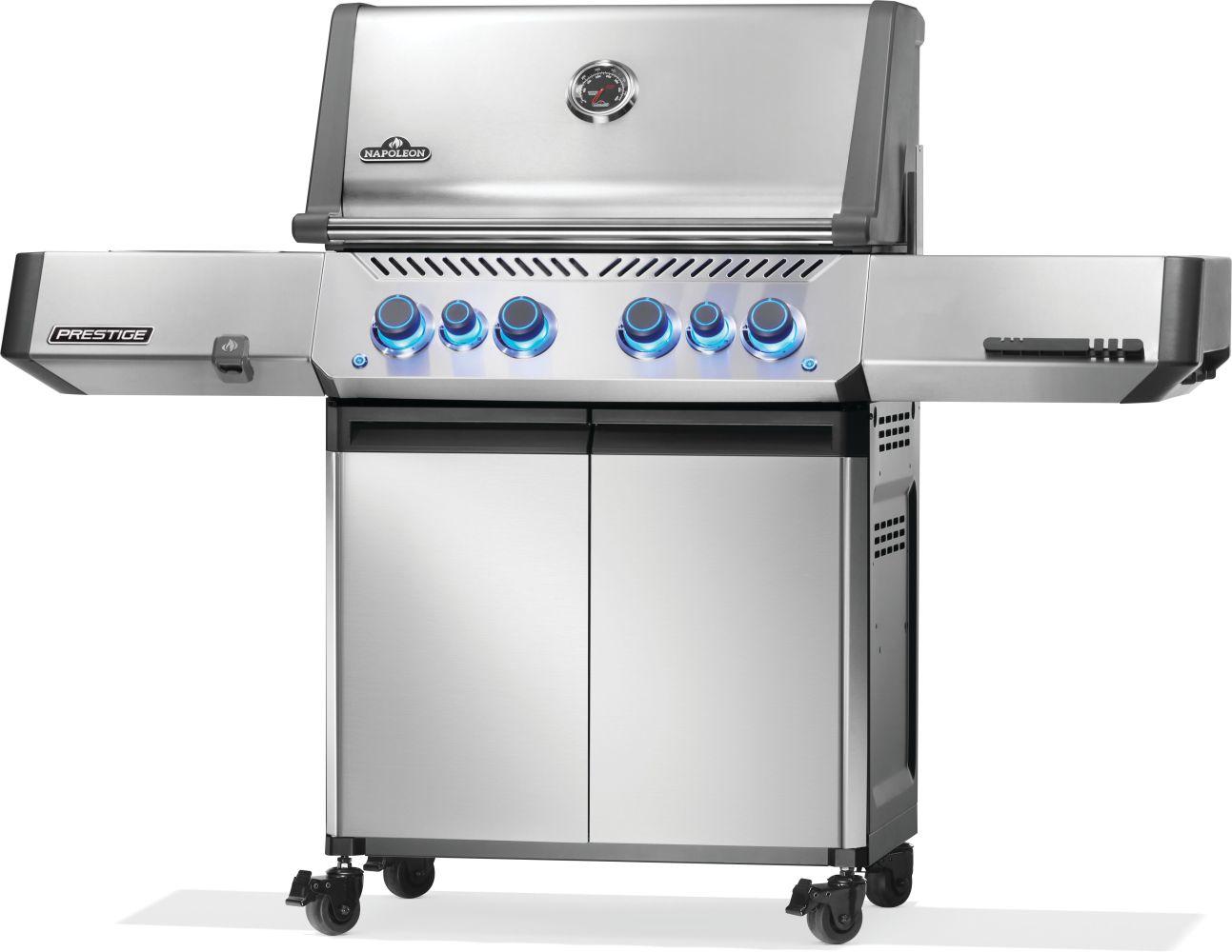 Prestige 500 RSIB with Infrared Side and Rear Burner , Natural Gas, Stainless Steel