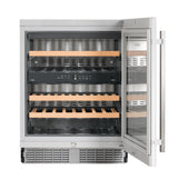 Built-under multi-temperature wine fridge