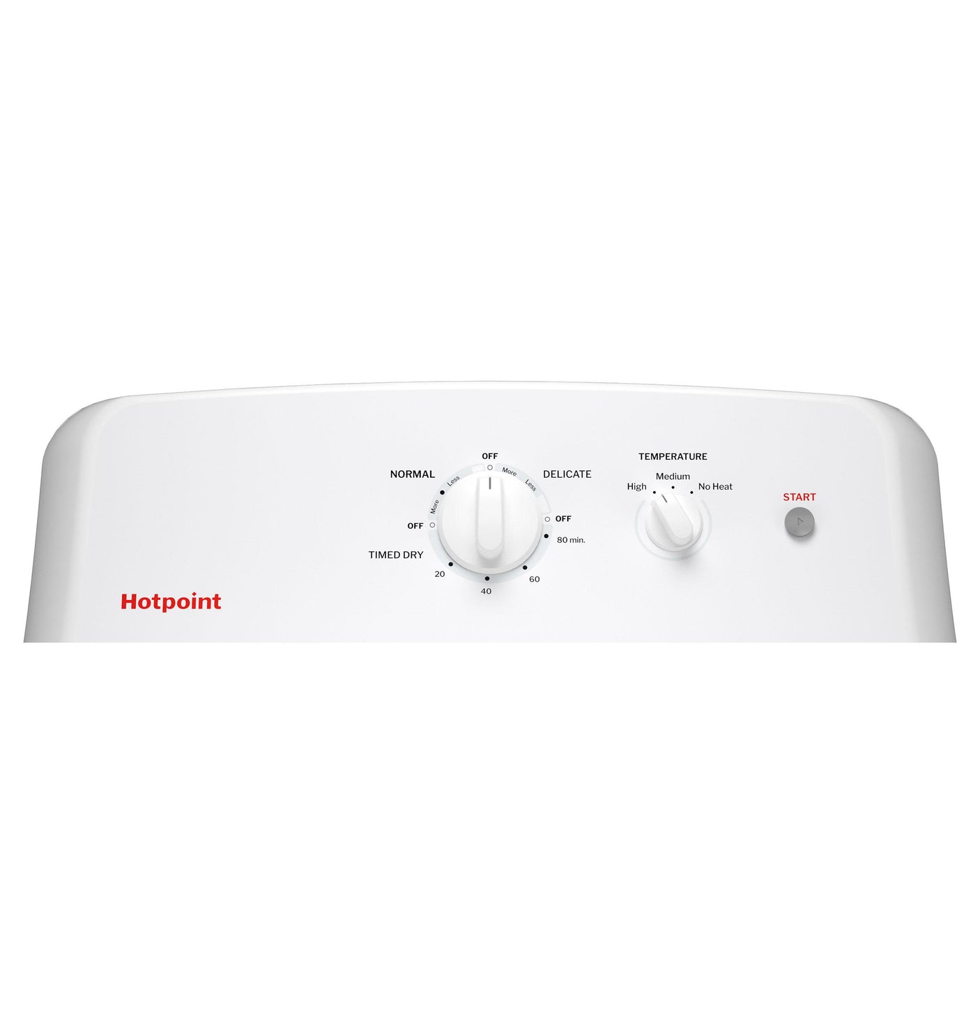 Hotpoint® 6.2 cu. ft. Capacity Gas&#x00A0;Dryer&#x00A0;with Up To 120 ft. Venting and Shallow Depth&#x200B;