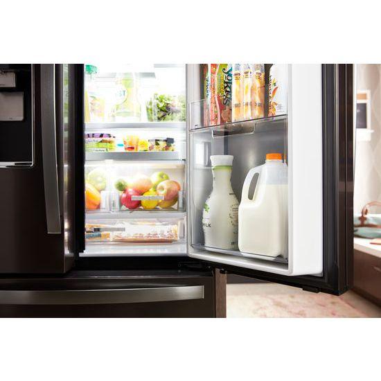 Whirlpool® 36-inch Wide Counter Depth French Door-within-Door Refrigerator - 24 cu. ft. - Black Stainless