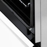 ZLINE Autograph Edition 48" 6.0 cu. ft. Dual Fuel Range with Gas Stove and Electric Oven in DuraSnow Stainless Steel with White Matte Door with Accents (RASZ-WM-48) [Color: Matte Black]