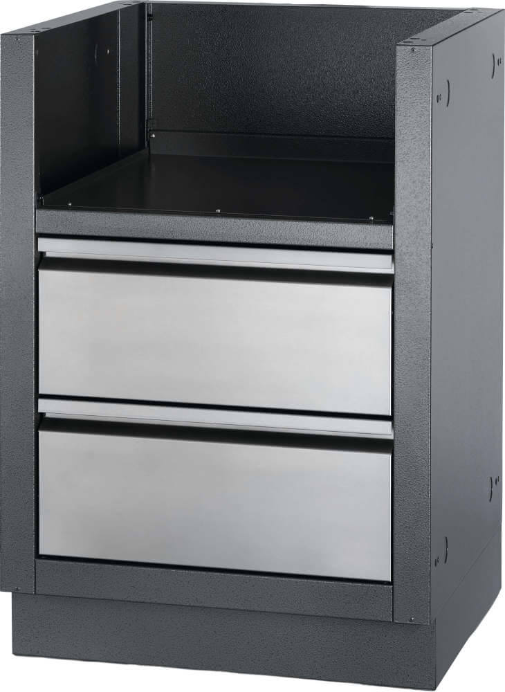 OASIS Under Grill Cabinet for BI 700 Series 18 inch and 12 inch Burners for Built-in 700 Series Dual Burners, Grey