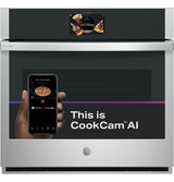 GE Profile™ 30" Smart Built-In Convection Single Wall Oven with In-Oven Camera and No Preheat Air Fry