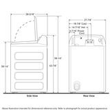 GE Profile™ ENERGY STAR® 4.9 cu. ft. Capacity Washer with Smarter Wash Technology and FlexDispense™