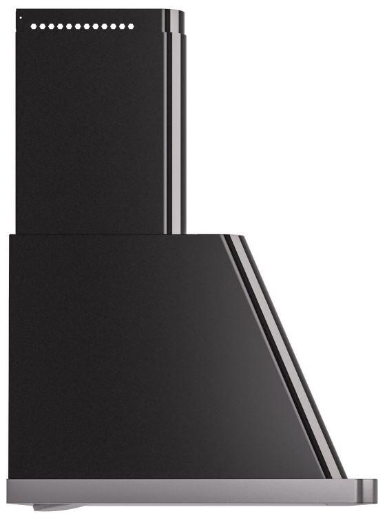 Majestic 30 Inch Glossy Black Wall Mount Convertible Range Hood