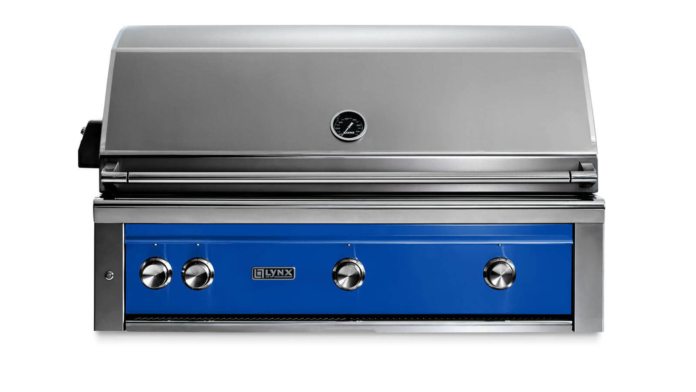 42" Built-In Grill - All Trident™ w/ Rotisserie - Pacific Blue