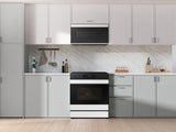 Bespoke 6.3 cu. ft. Smart Slide-In Electric Range with Air Fry & Precision Knobs in White Glass