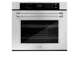 ZLINE 30 in. Professional True Convection Single Wall Oven with Air Fry and Self Clean in Stainless Steel (WAS-30)