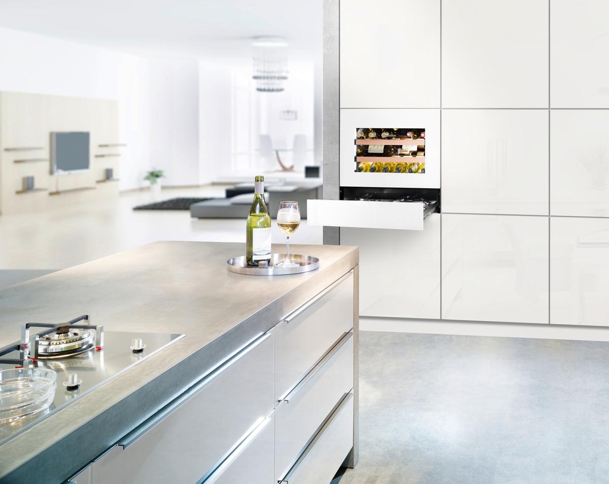 Built-in wine storage fridge