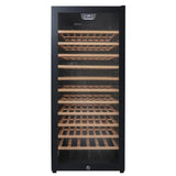 Danby 94 Bottle Free-Standing Wine Cooler in Black