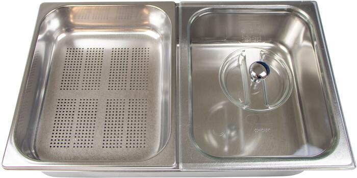 Stainless Steel Steam Cooker Basins