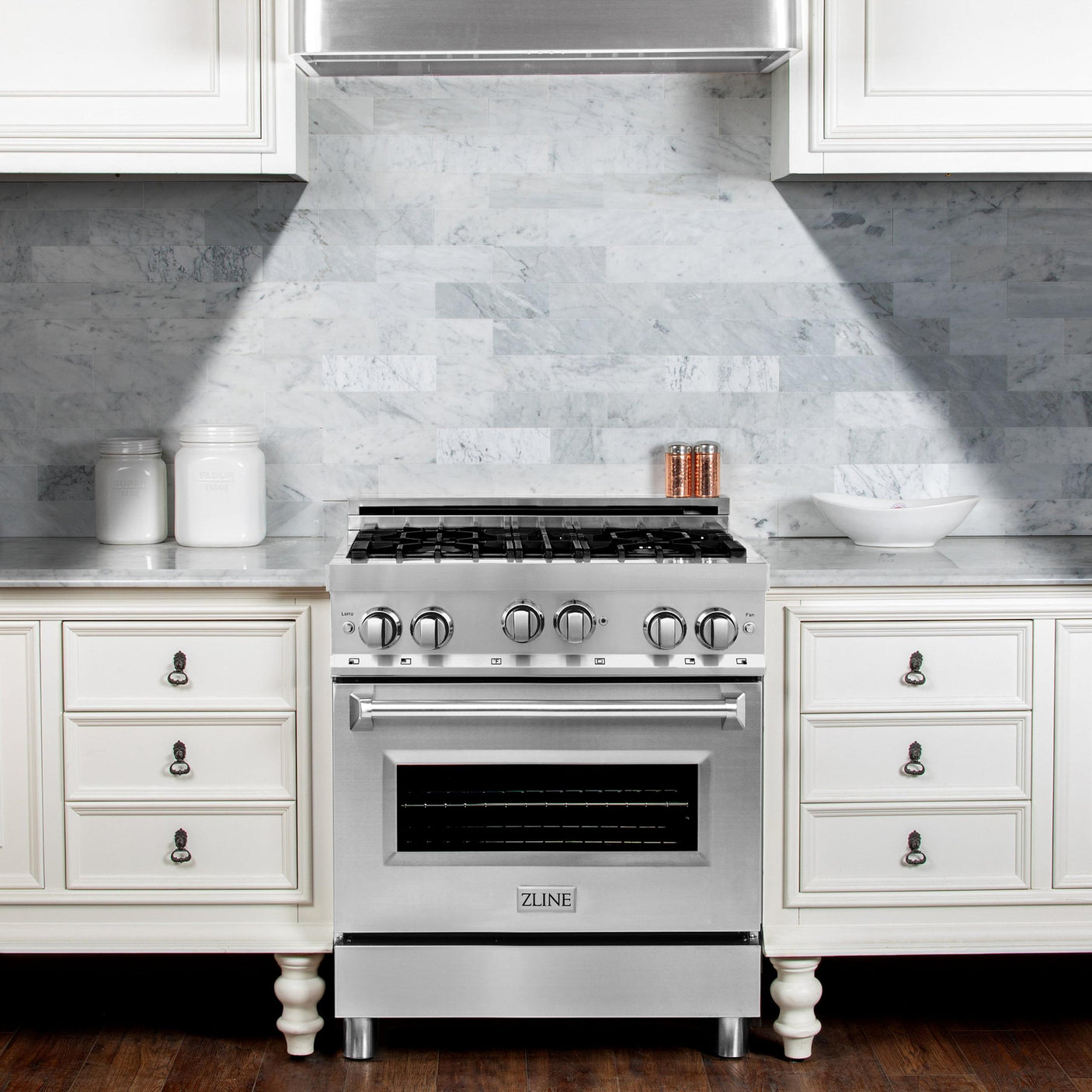 ZLINE 30" 4.0 cu. ft. Range with Gas Stove and Gas Oven in Stainless Steel (RG30) [Color: ZLINE DuraSnow Stainless Steel®]