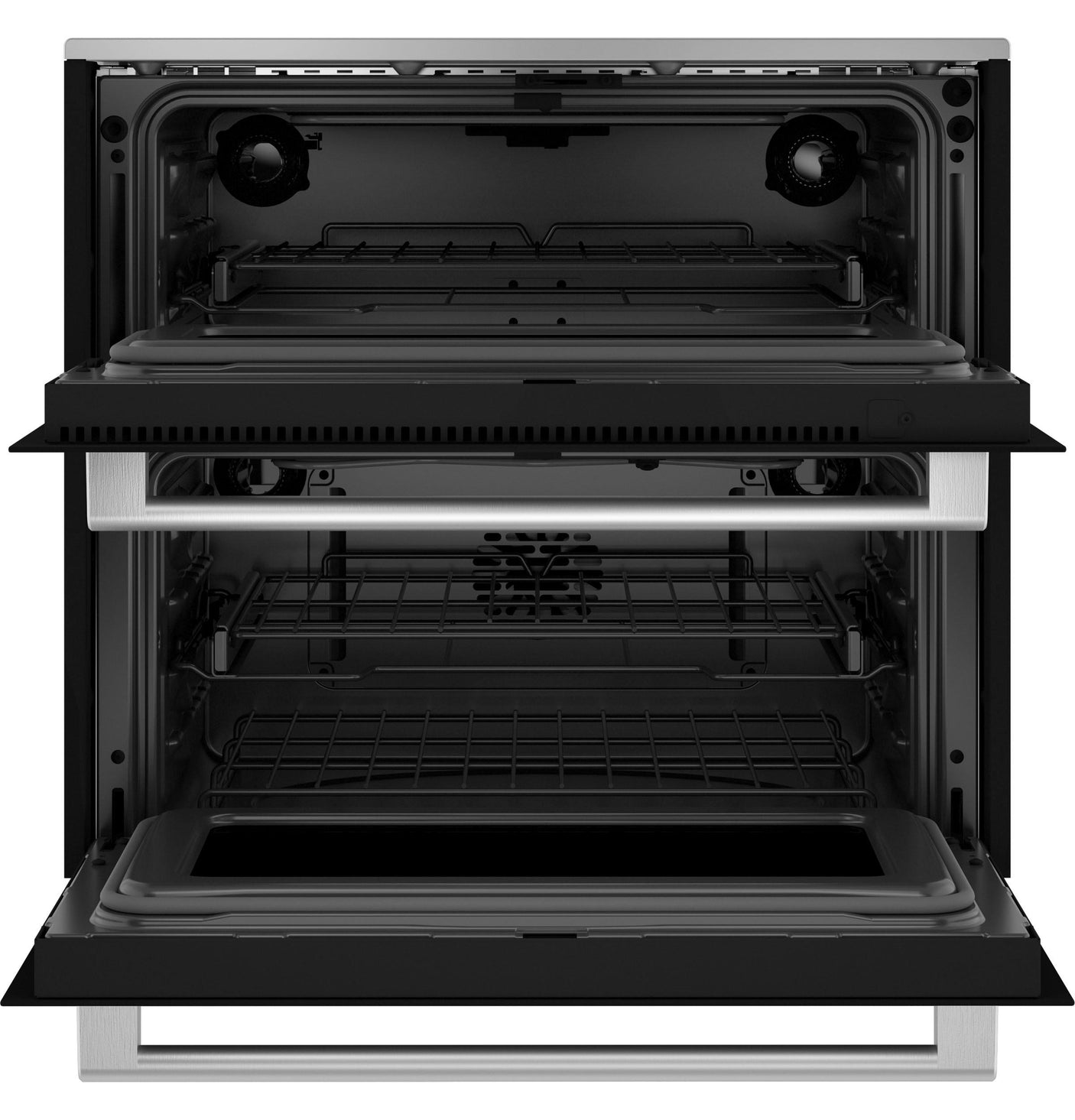 Café™ 30" Duo Smart Single Wall Oven in Platinum Glass