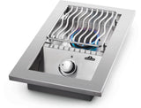 Built-in 500 Series Single Range Top Burner with Stainless Steel Cover , Natural Gas, Stainless Steel