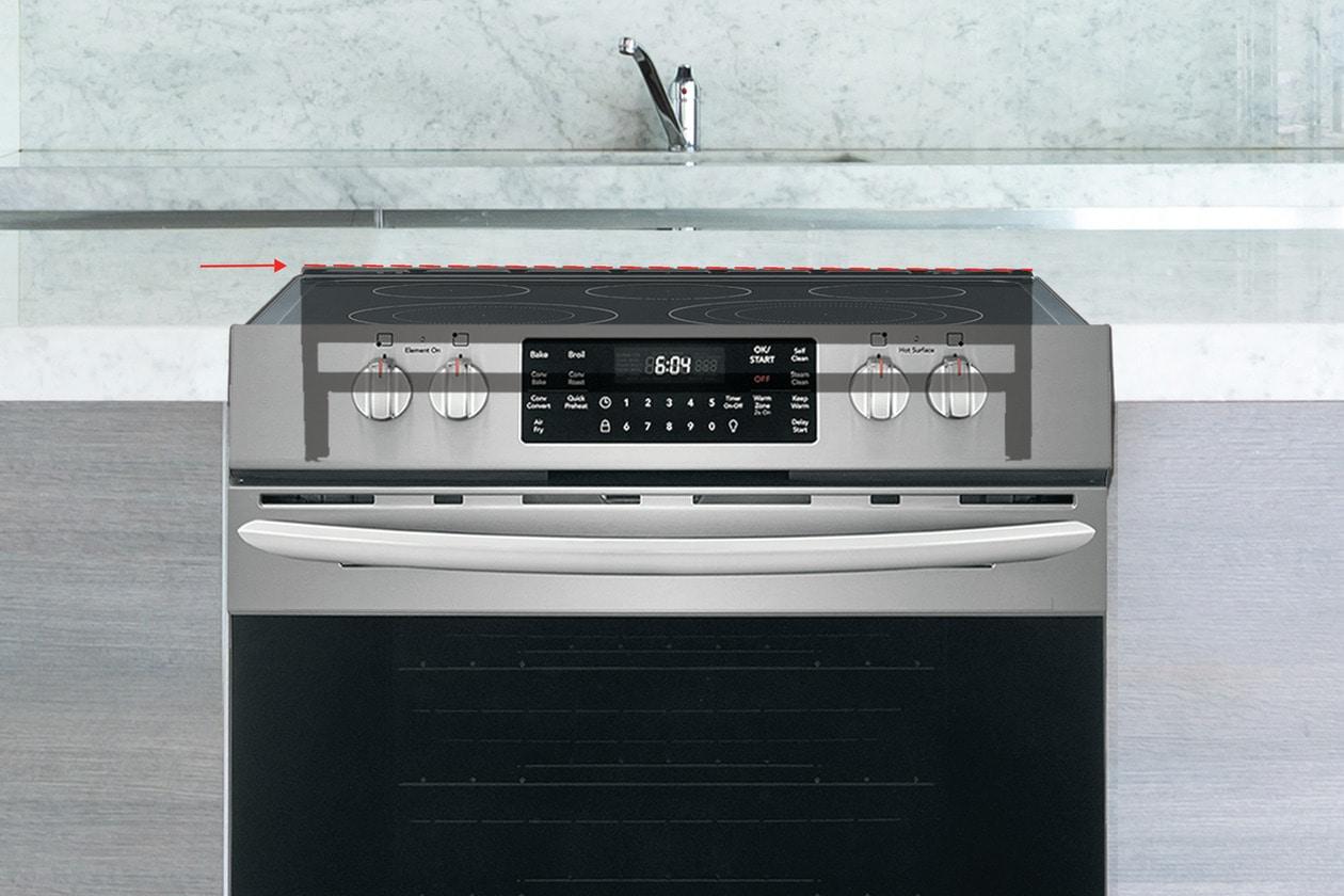 Frigidaire Front Control Freestanding Range Island Trim