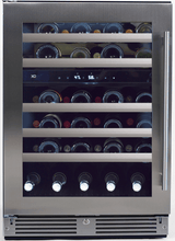 24" Wine Cooler 2 Zone SS Glass LH