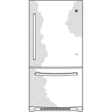 GE ENERGY STAR 21.0 Cu. Ft. Bottom-Freezer Refrigerator