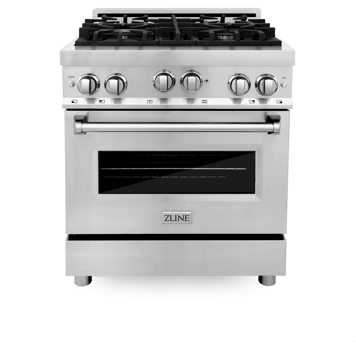 ZLINE 30" 4.0 cu. ft. Range with Gas Stove and Gas Oven in Stainless Steel (RG30) [Color: Stainless Steel]