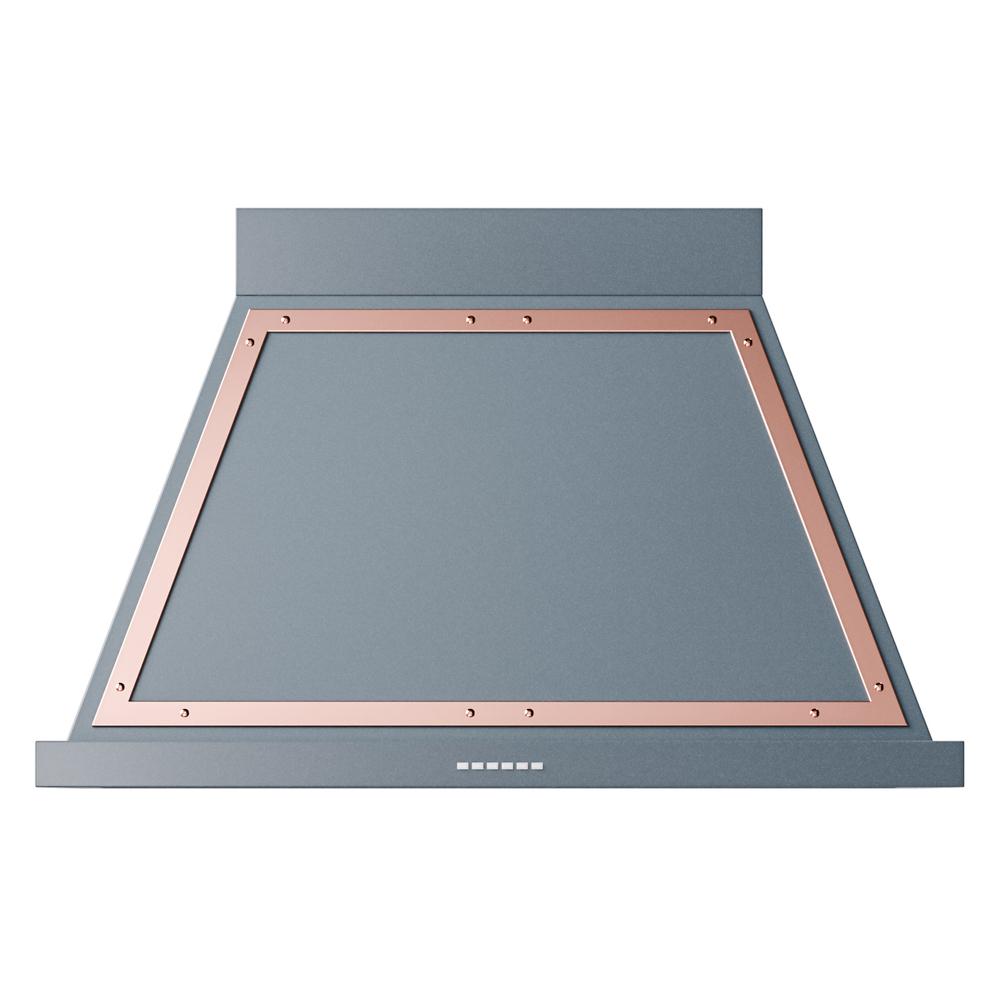 ILVE UANB40BGP Nostalgie Noblesse 40 inch Range Hood (Blue Grey, Copper)