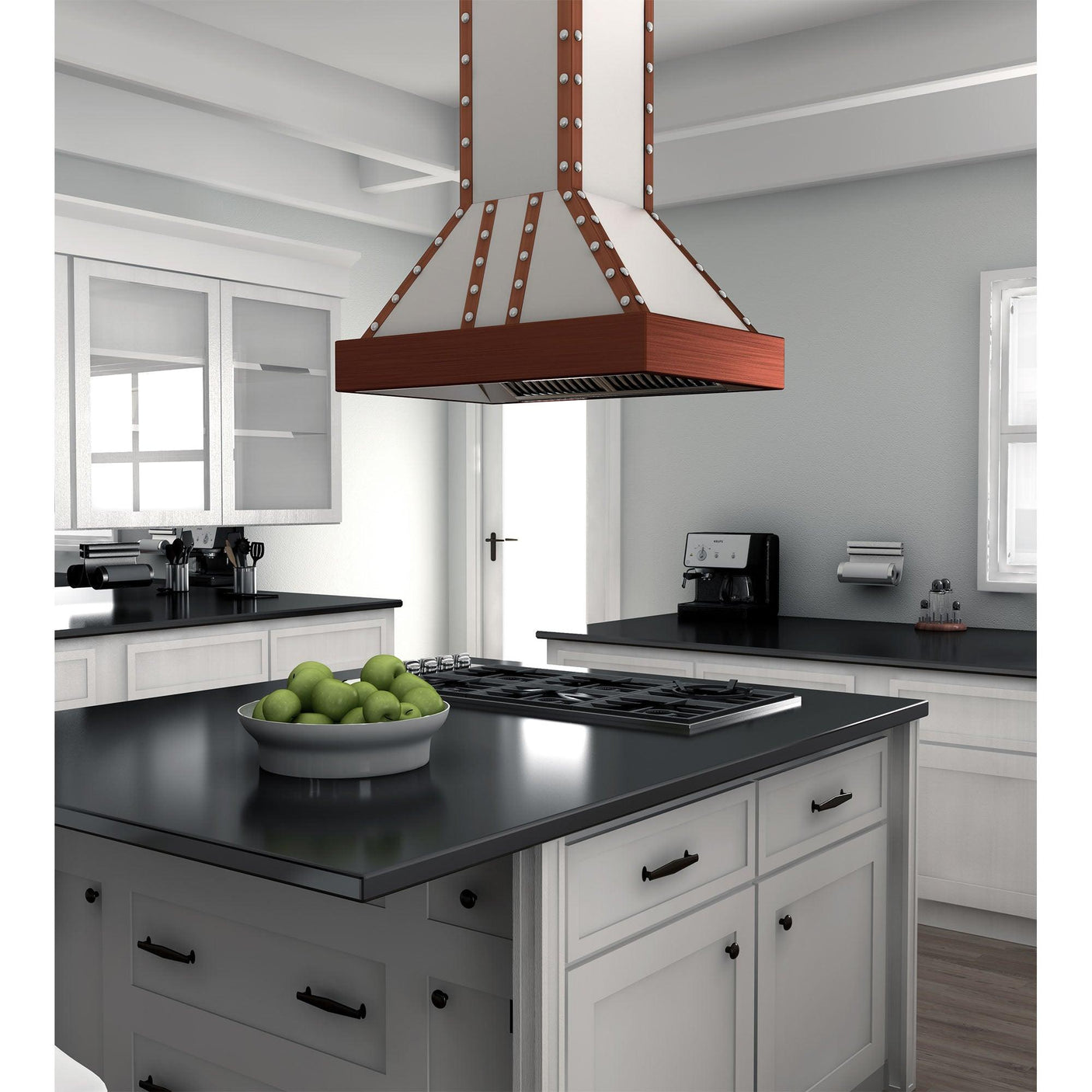 ZLINE Designer Series Copper Island Range Hood (655i-SCCCS)