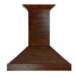 ZLINE Convertible Vent Wooden Wall Mount Range Hood in Walnut (KBRR)