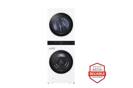 Single Unit Front Load LG WashTower™ with Center Control™ 4.5 cu. ft. Washer and 7.4 cu. ft. Electric Dryer