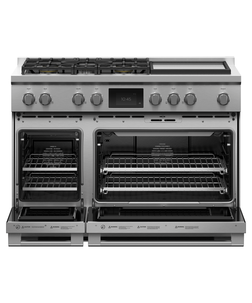 48" Series 9 Professional Dual Fuel 5 Burner with Griddle Self-Cleaning Range