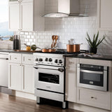 ZLINE 30" 4.0 cu. ft. Range with Gas Stove and Gas Oven in Stainless Steel (RG30) [Color: Stainless Steel]