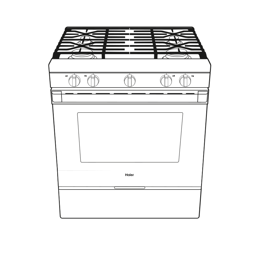 30" Smart Slide-In Gas Range with Convection