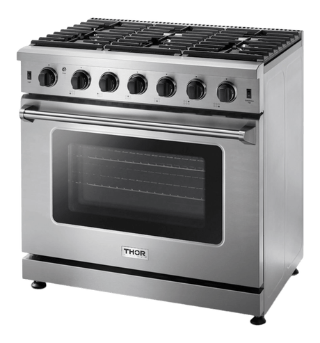 Thor Kitchen 36-inch Gas Range - Model Lrg3601u