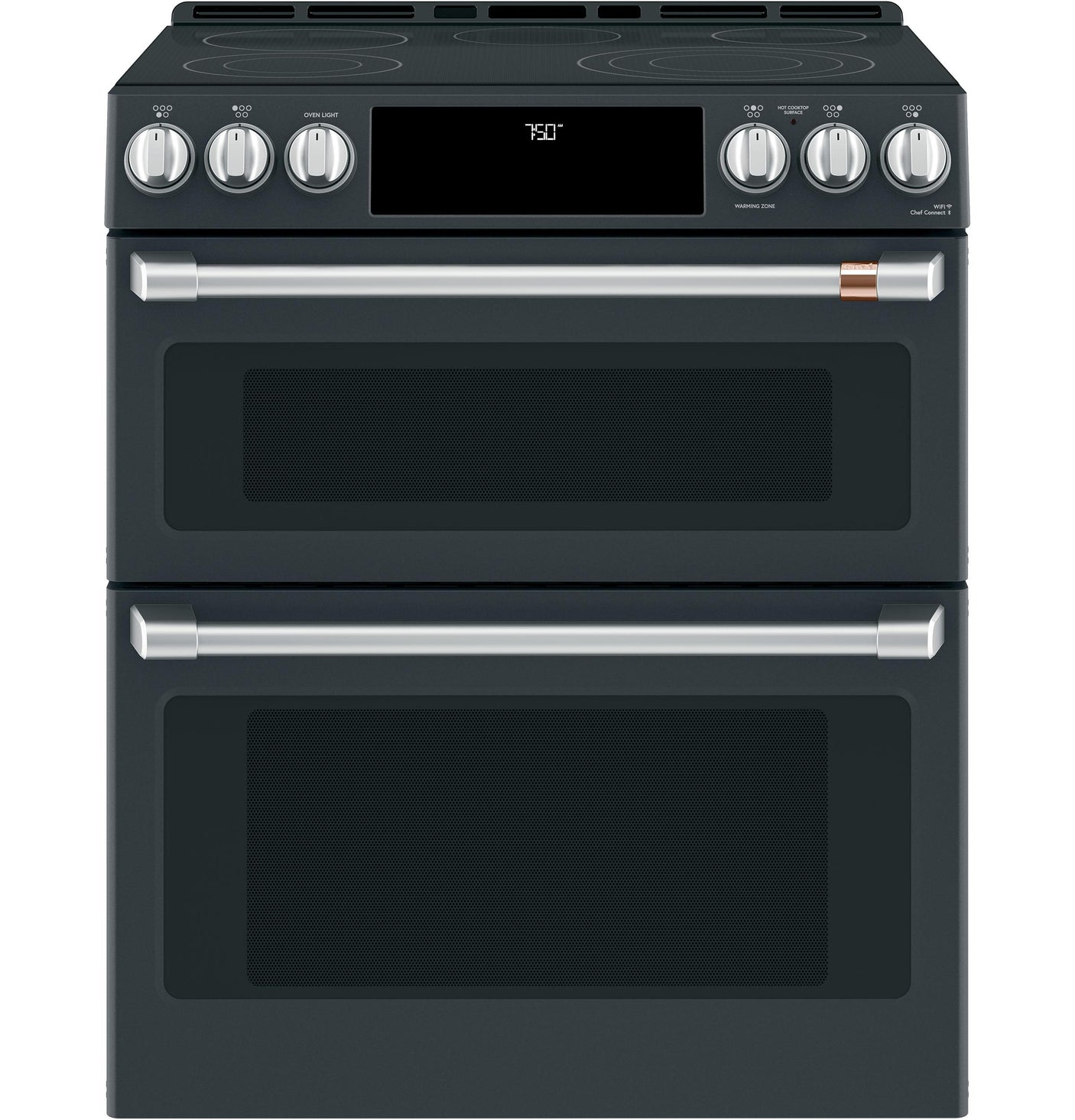 Café™ 30" Smart Slide-In, Front-Control, Radiant and Convection Double-Oven Range