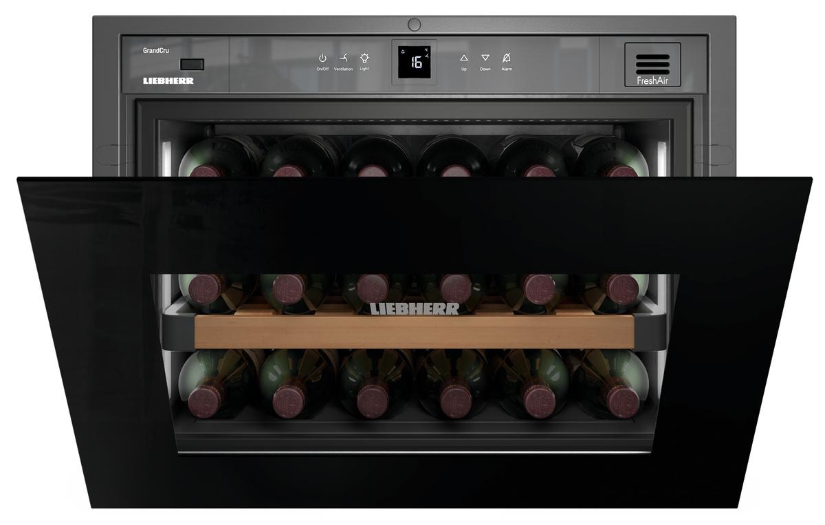 Built-in wine storage fridge