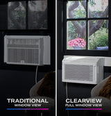 GE Profile ClearView™ 6,100 BTU Smart Ultra Quiet Window Air Conditioner for Small Rooms up to 250 sq. ft.