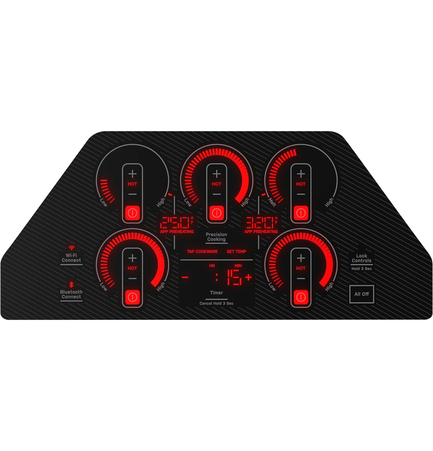 GE Profile™ 36" Built-In Touch Control Induction Cooktop