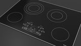 30" RADIANT COOKTOP WITH BRUSHED ALUMINUM TRIM