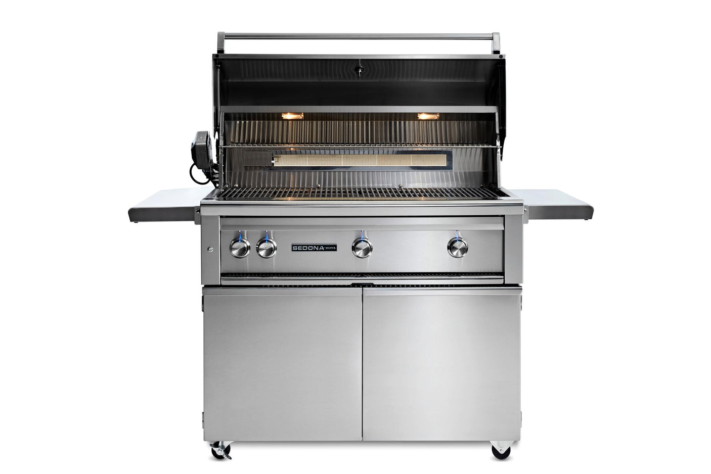 42" Sedona by Lynx Freestanding Grill with 2 Stainless Steel Burners and ProSear Burner and Rotisserie, LP