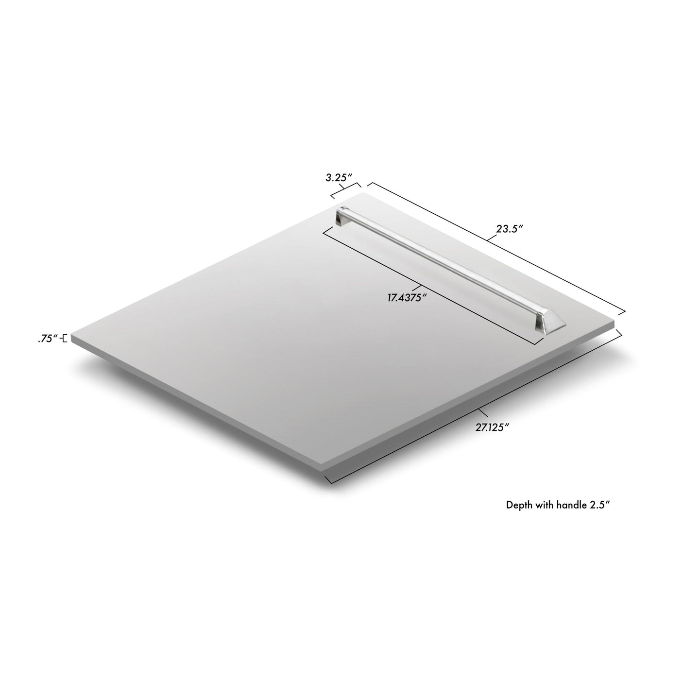 ZLINE 24 in. Tall Tub Dishwasher Panel with Traditional Panel (DPV-24) [Color: Stainless Steel]