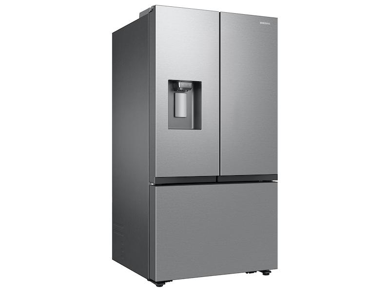 31 cu. ft. Mega Capacity 3-Door French Door Refrigerator with External Water and Ice Dispenser in Stainless Steel