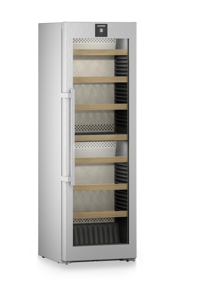 Multi-temperature wine fridge