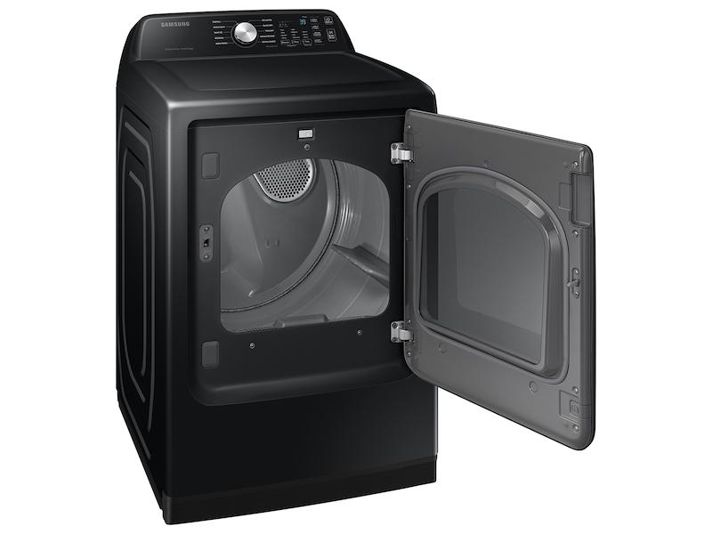 7.4 cu. ft. Smart Electric Dryer with Sensor Dry in Brushed Black