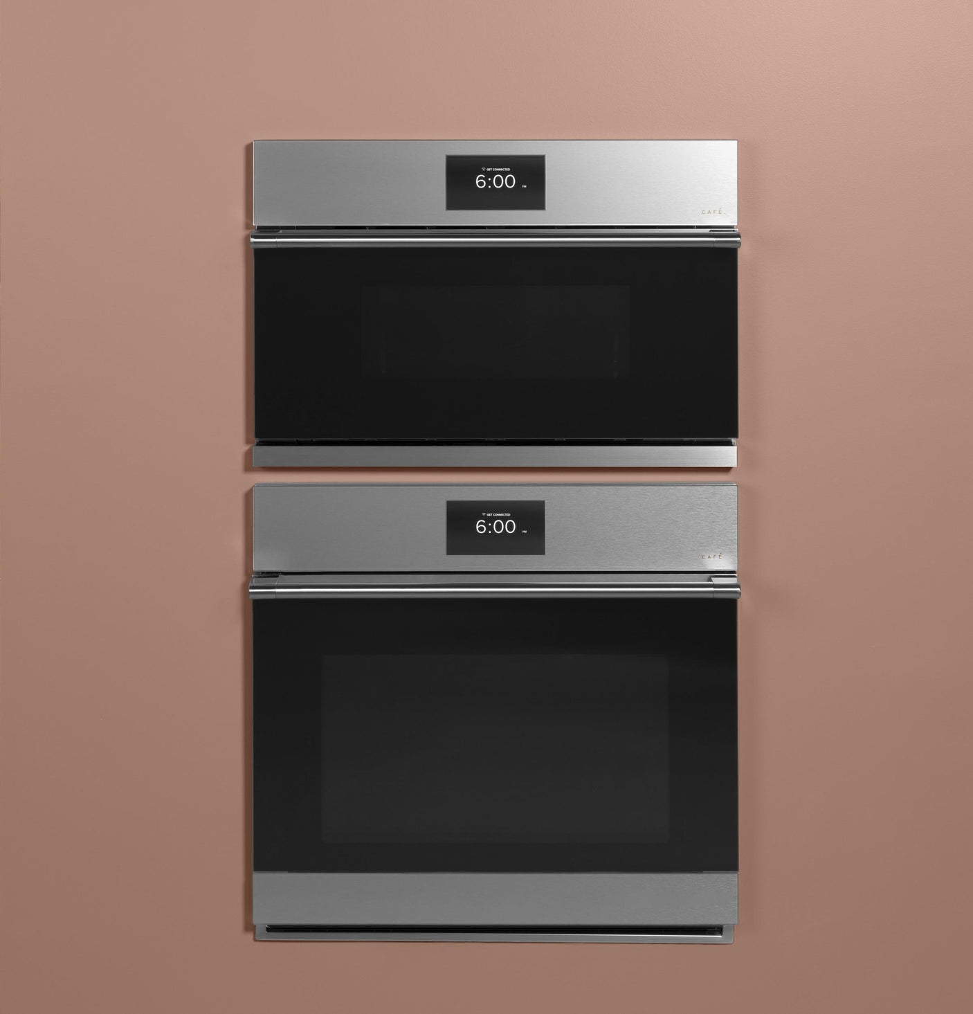 Café™ 30" Smart Single Wall Oven with Convection in Platinum Glass