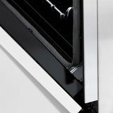 ZLINE Autograph Edition 36" 4.6 cu. ft. Dual Fuel Range with Gas Stove and Electric Oven in DuraSnow Stainless Steel with White Matte Door and Accents (RASZ-WM-36) [Color: Champagne Bronze]